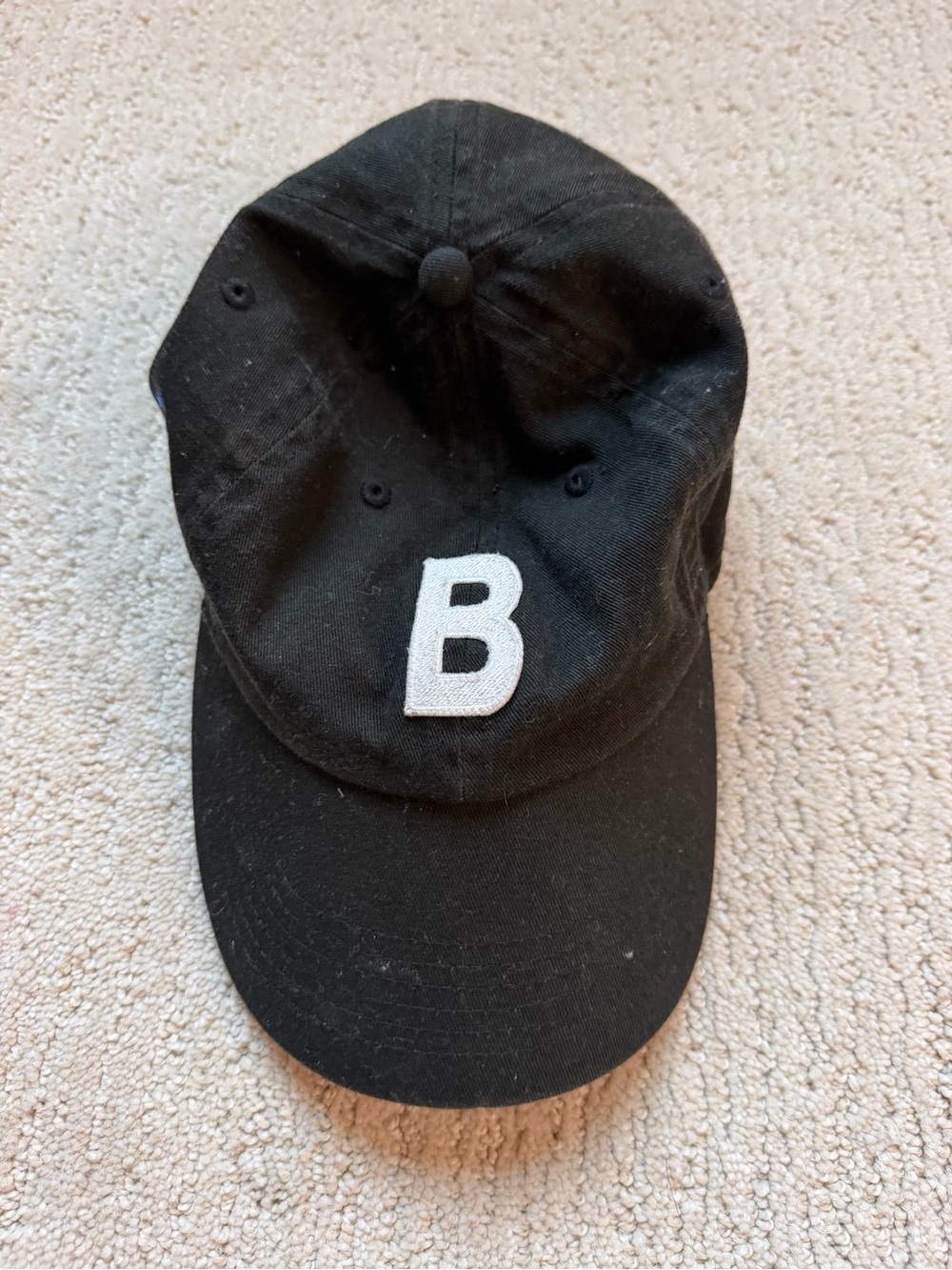 Rey to Z Kids Black Initial Baseball Hat